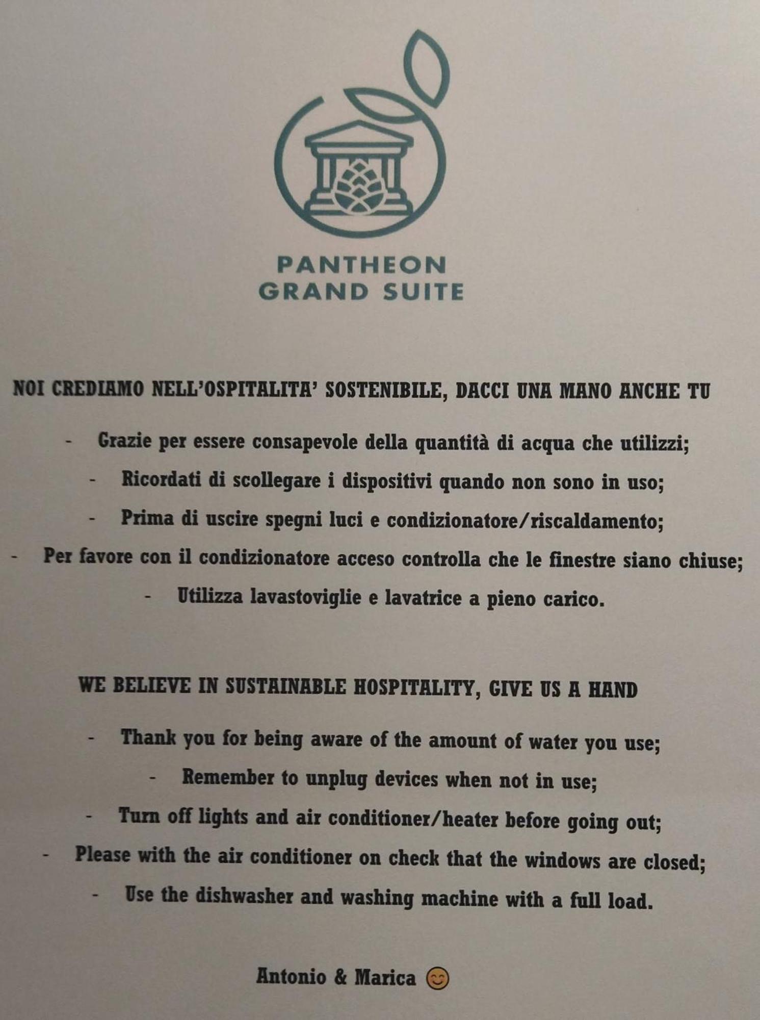Pantheon Grand Suite Рим Екстер'єр фото